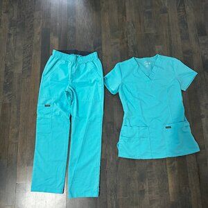 Sanibel Scrub Set XXS in Tealn Blue